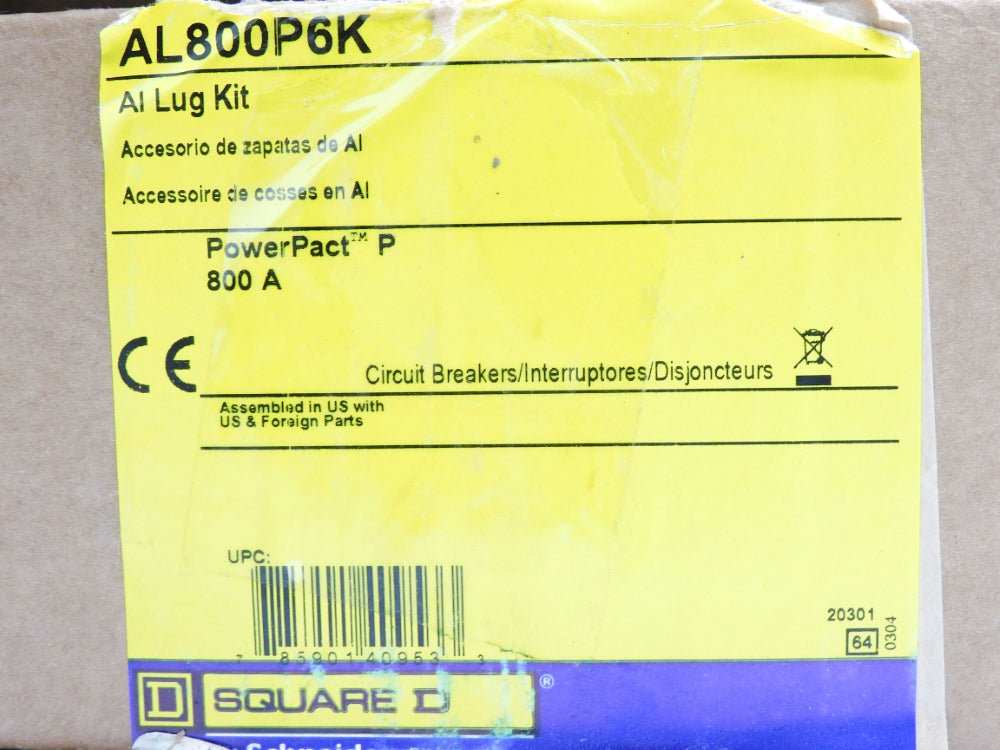 SQUARE D AL800P6K NSMP