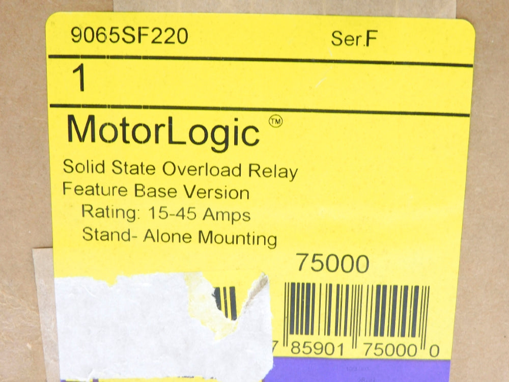 SQUARE D 9065SF220 SER. F 15-45A NSMP