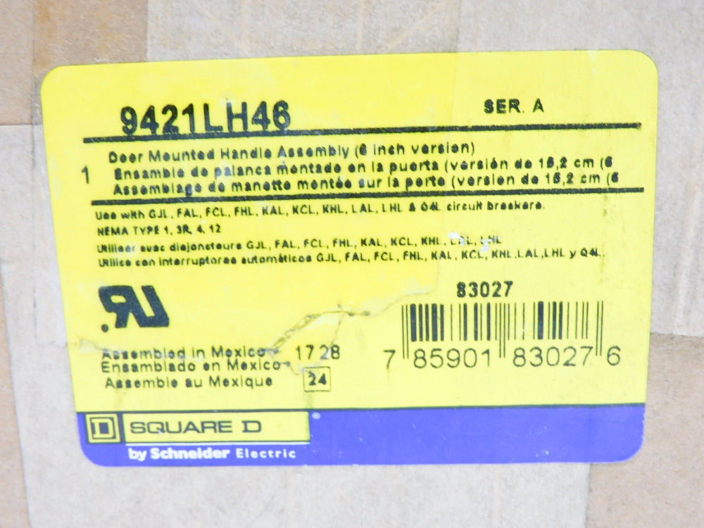 SQUARE D 9421LH46 SER. A NSMP