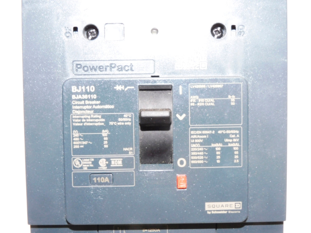 SQUARE D BJA36110 110A 600/347V NSNP