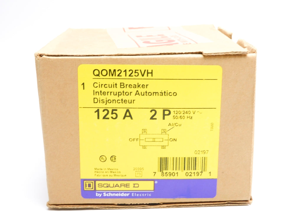 SQUARE D QOM2125VH 120/240V 125A NSMP
