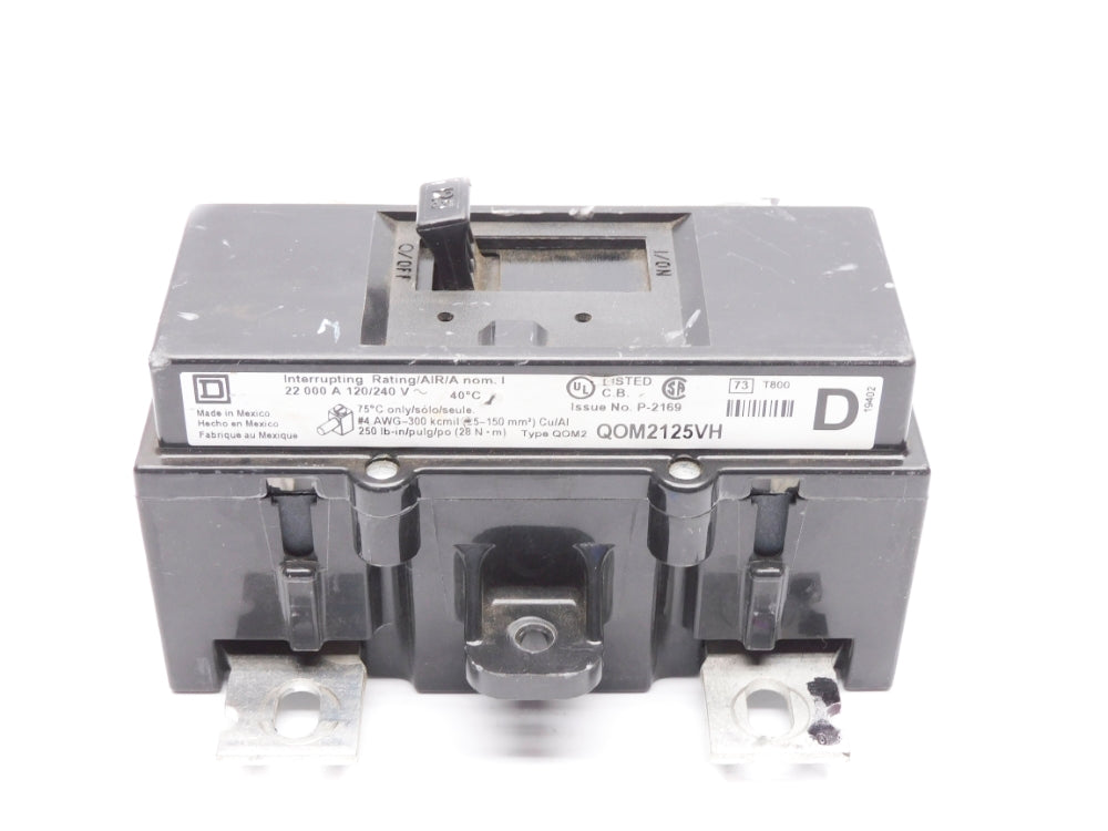 SQUARE D QOM2125VH 120/240V 125A UNMP