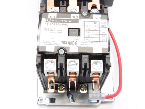 SQUARE D 31034-144-60 8911DPSG43V02 SER. A 110/120V NSNP