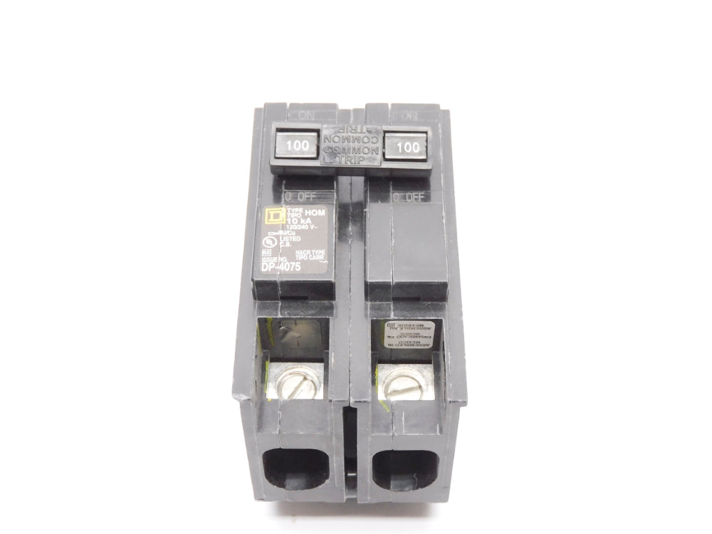 SQUARE D HOM2100 100A 120/240V (AS PICTURED) NSNP