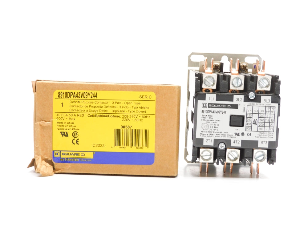 SQUARE D 8910DPA43V09Y244 SER. C 208-240/220V NSMP