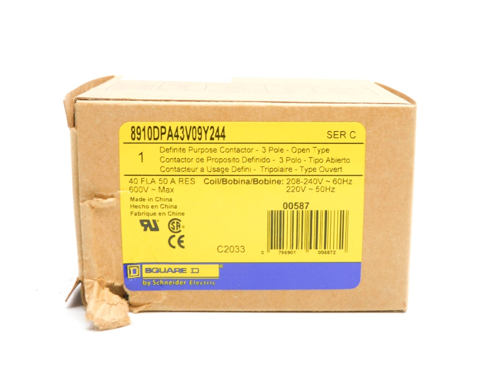 SQUARE D 8910DPA43V09Y244 SER. C 208-240/220V NSMP