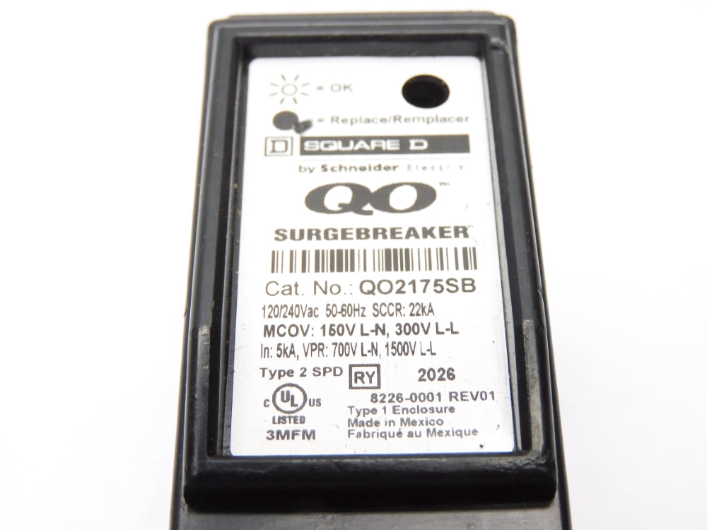 SQUARE D QO2175SB 120/240VAC NSNP