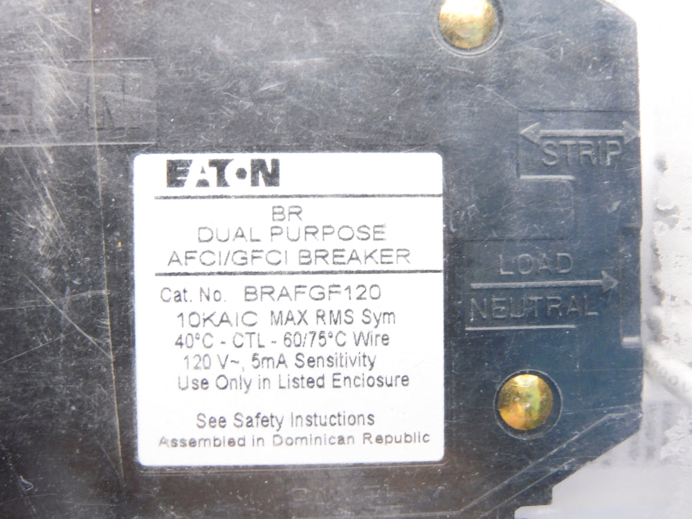 EATON BRAFGF120CS 120V 20A NSMP