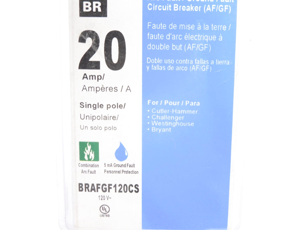 EATON BRAFGF120CS 120V 20A NSMP