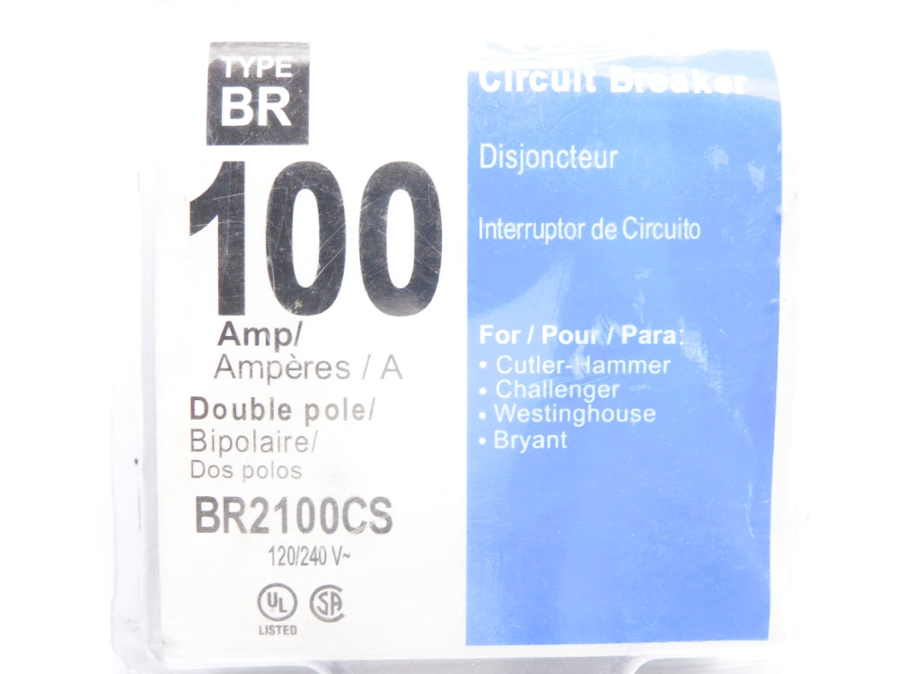 EATON BR2100CS 120/240V 100A NSMP