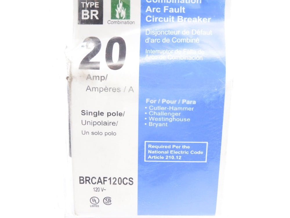EATON BRCAF120CS 120V 20A NSMP