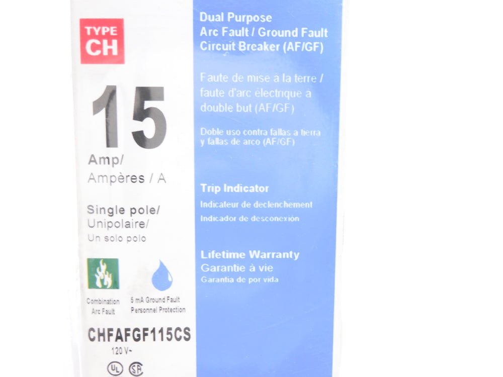 EATON CHFAFGF115CS 15A 120V NSMP