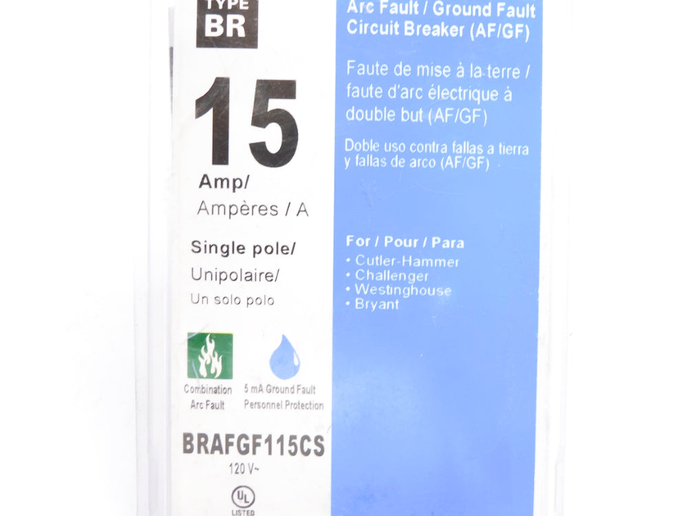 EATON BRAFGF115CS 120V 15A NSMP