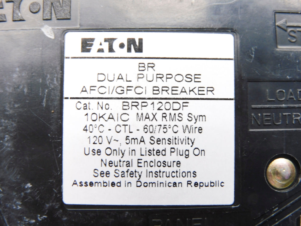 EATON BRP120DF 20A 120V NSNP