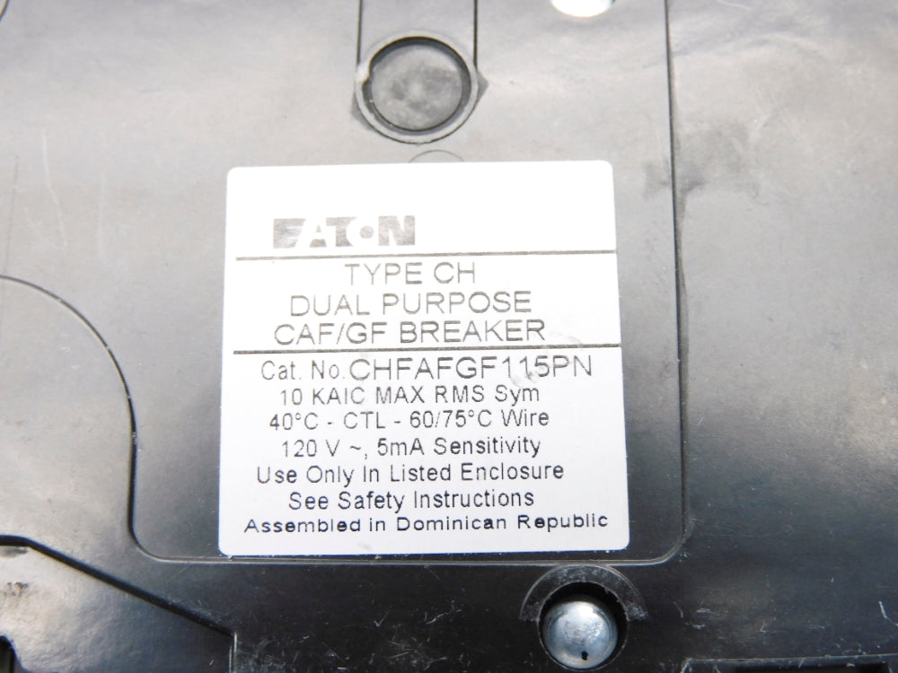 EATON CHFAFGF115PN 15A 120V NSNP
