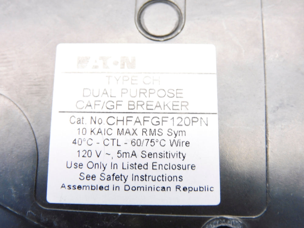 EATON CHFAFGF120PN 20A 120V NSNP