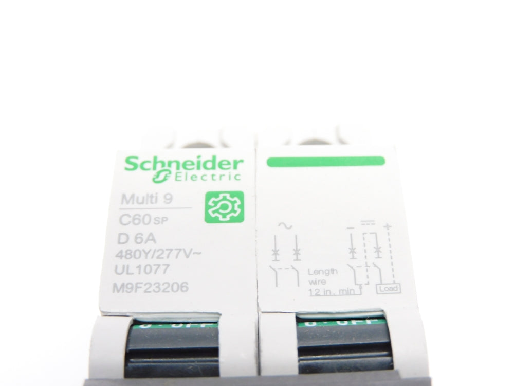 SCHNEIDER ELECTRIC M9F23206 6A 480/277V (PKG OF 6) NSMP