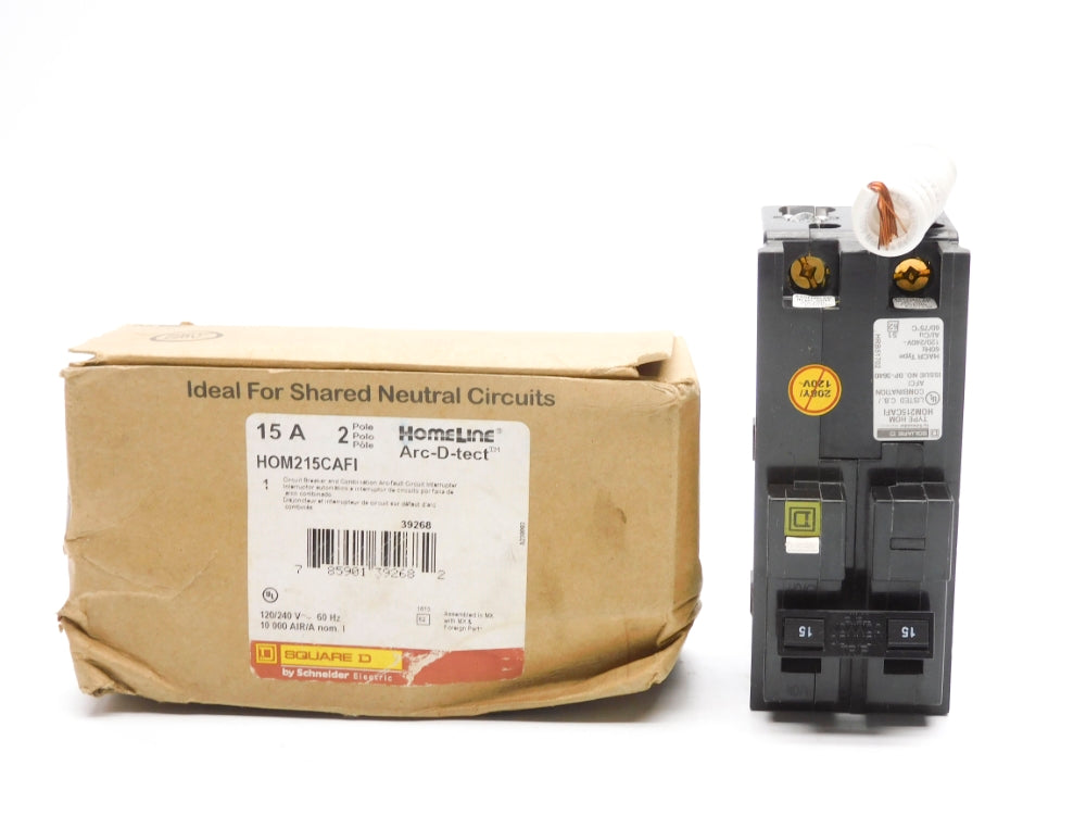 SQUARE D HOM215CAFI 15A 120/240V (AS PICTURED) NSMP