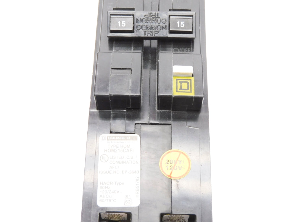 SQUARE D HOM215CAFI 15A 120/240V (AS PICTURED) NSMP