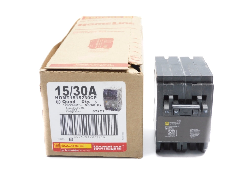 SQUARE D HOMT1515230 120/240V 15/30A (PKG OF 5) NSMP