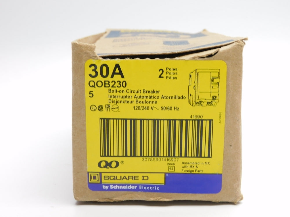 SQUARE D QOB230 30A 120/240V (PKG OF 5) NSMP