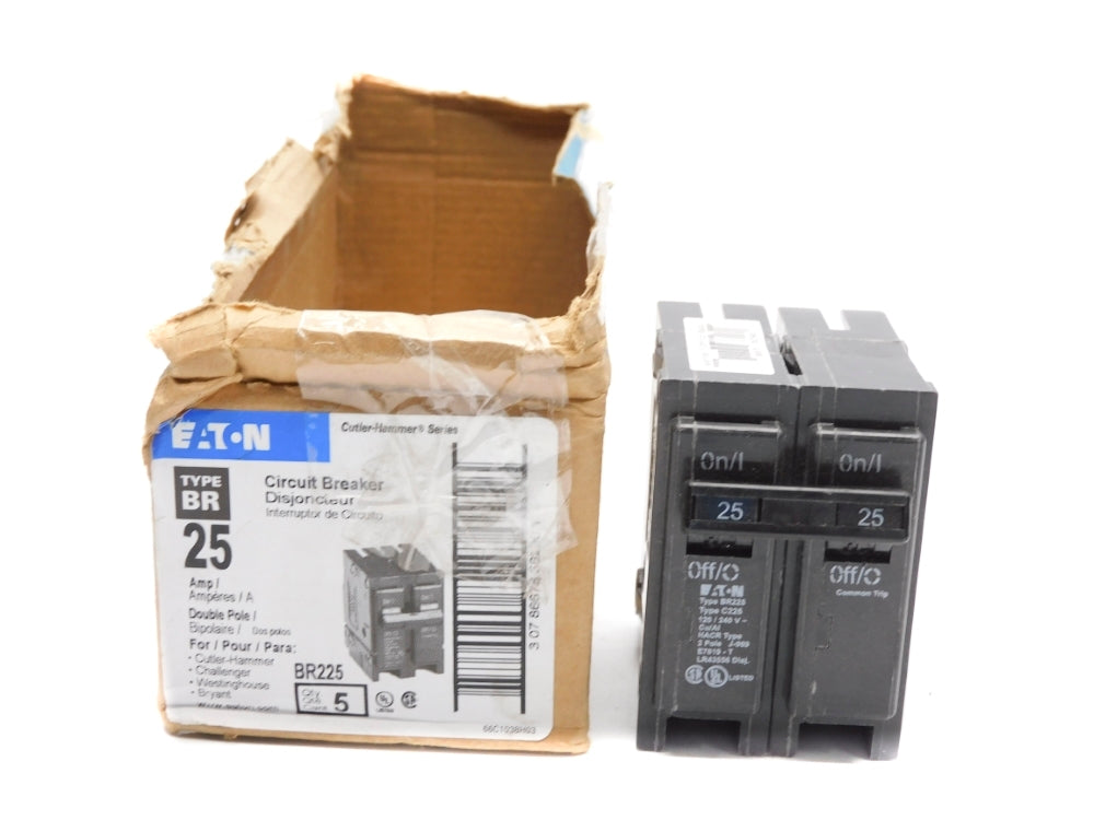 EATON BR225 25A 120/240V (PKG OF 5) NSMP