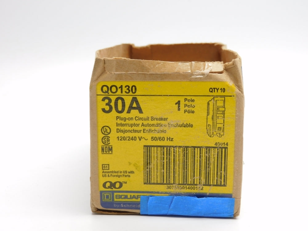 SQUARE D QO130 30A 120/240V (PKG OF 10) NSMP
