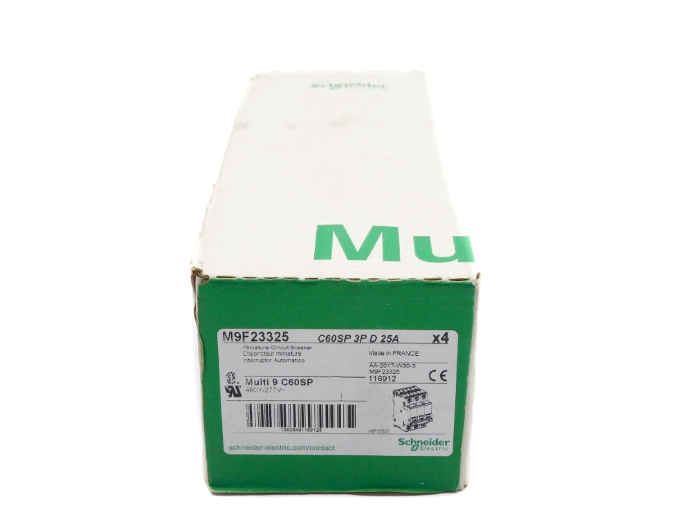 SCHNEIDER ELECTRIC M9F23325 25A 480/277V (PKG OF 4) NSFS