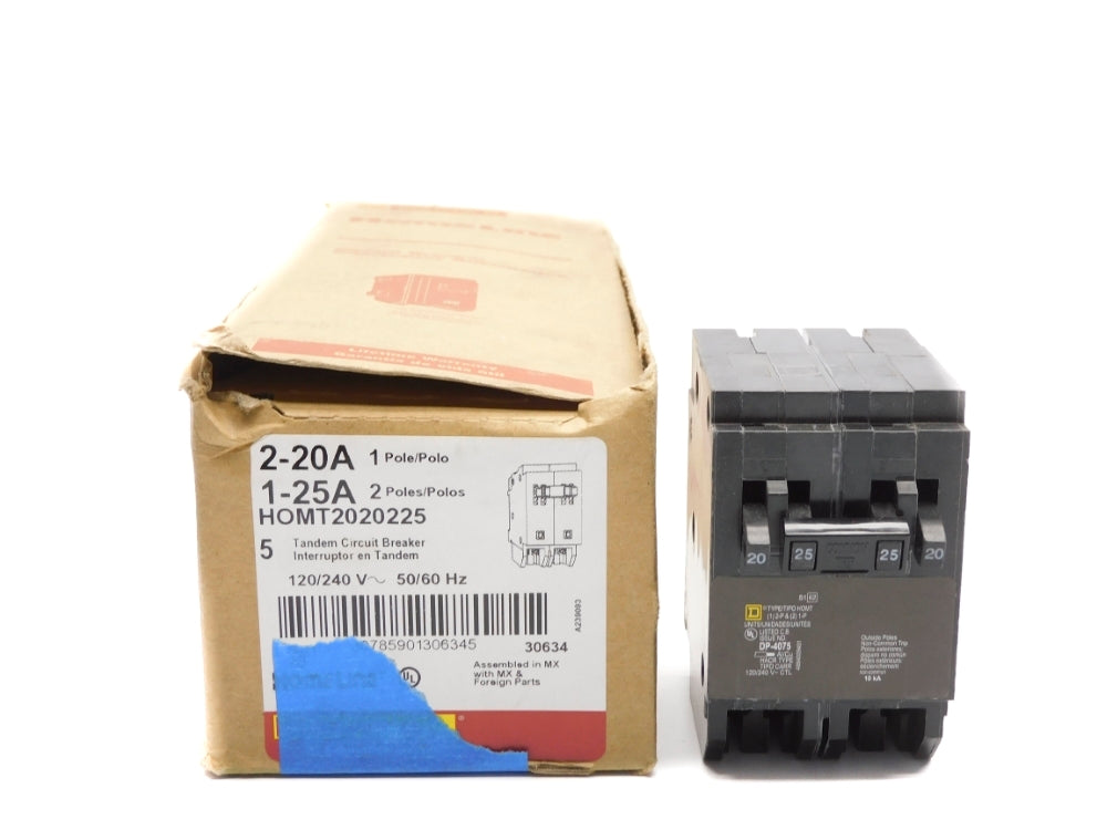SQUARE D HOMT2020225 20A 25A 120/240V (PKG OF 5) NSMP