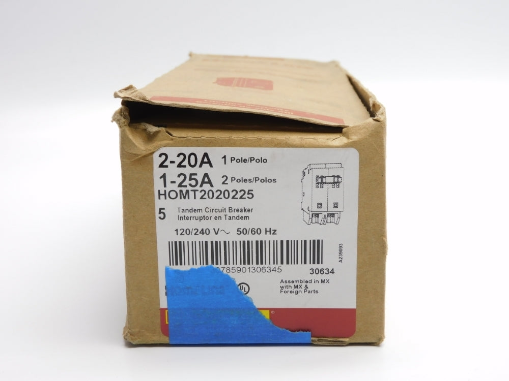 SQUARE D HOMT2020225 20A 25A 120/240V (PKG OF 5) NSMP