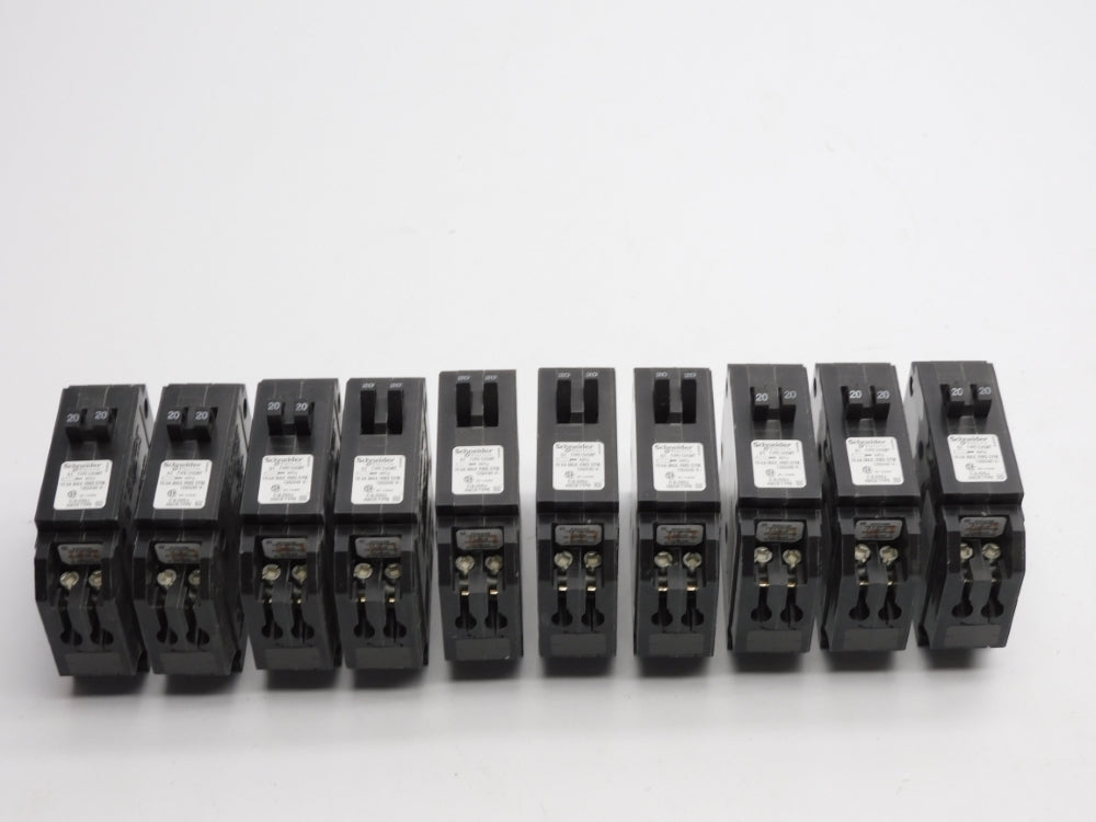 SCHNEIDER ELECTRIC CHOMT2020CP 2-20A 120/240V (PKG OF 10) NSMP