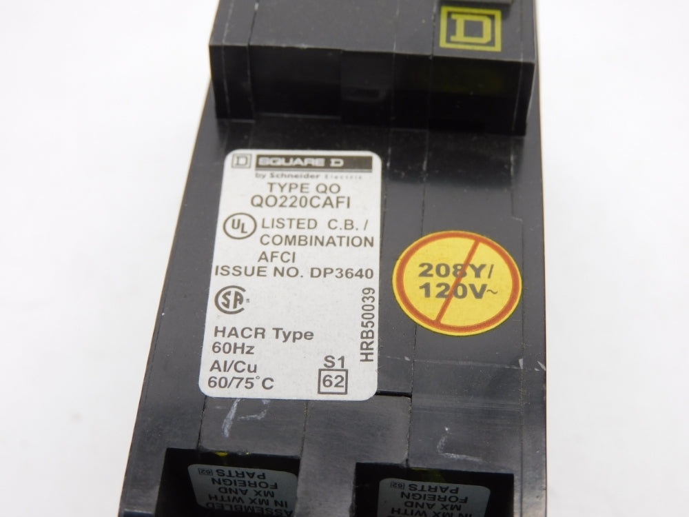 SQUARE D QO220CAFI 20A 120/240V NSMP