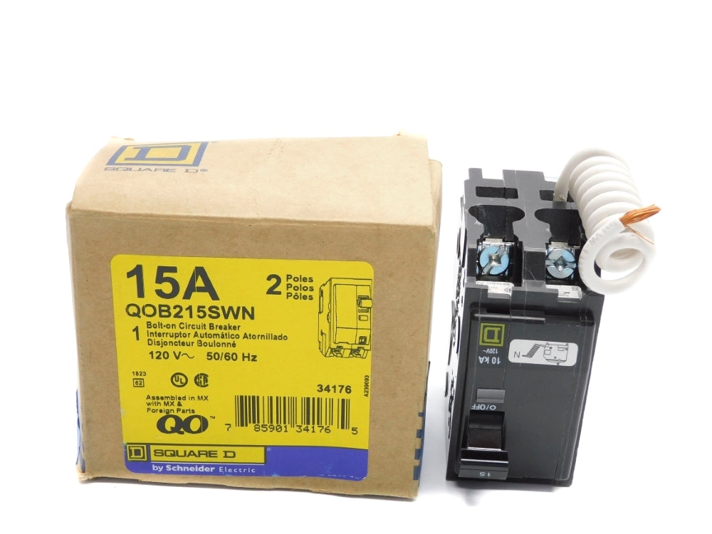 SQUARE D QOB215SWN 15A 120V NSMP