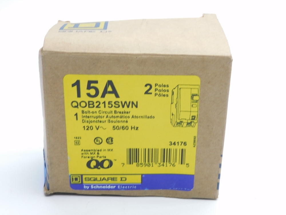 SQUARE D QOB215SWN 15A 120V NSMP