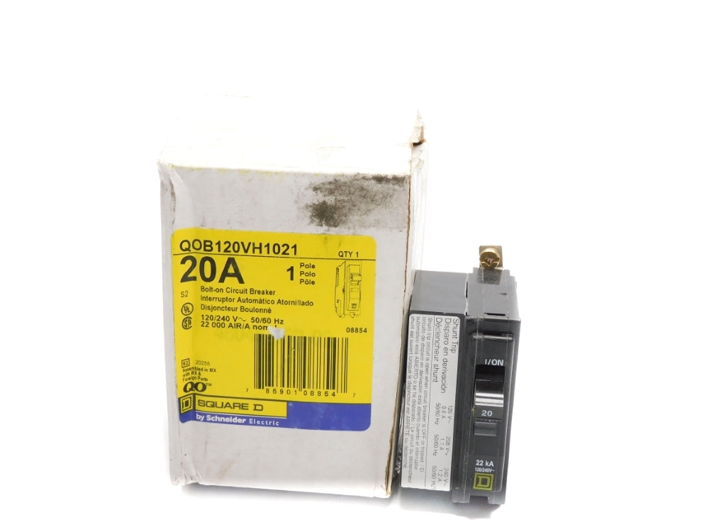SQUARE D QOB120VH1021 120/240V 20A NSMP