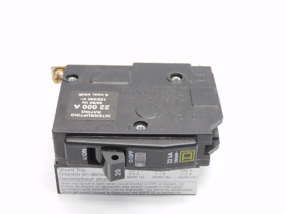 SQUARE D QOB120VH1021 120/240V 20A NSMP