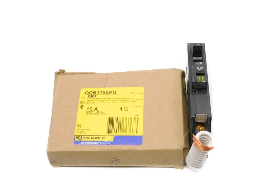SQUARE D QOB115EPD 120V 15A NSMP