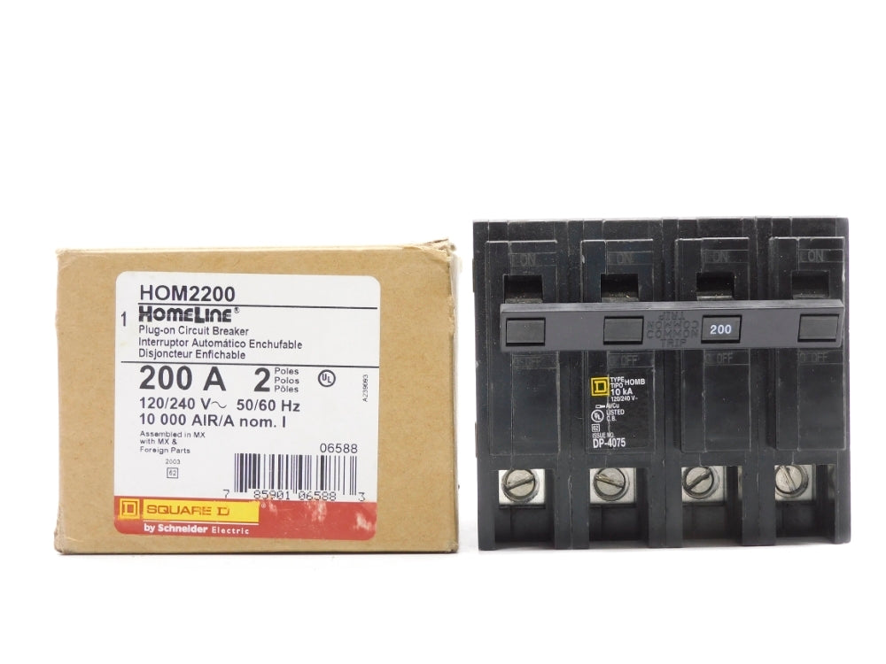 SQUARE D HOM2200 200A 120/240V (AS PICTURED) NSMP