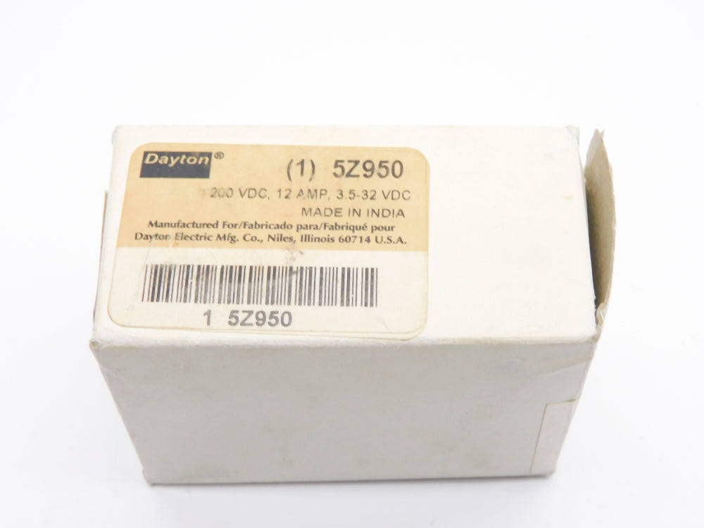 DAYTON 5Z950 200VDC 12A NSMP