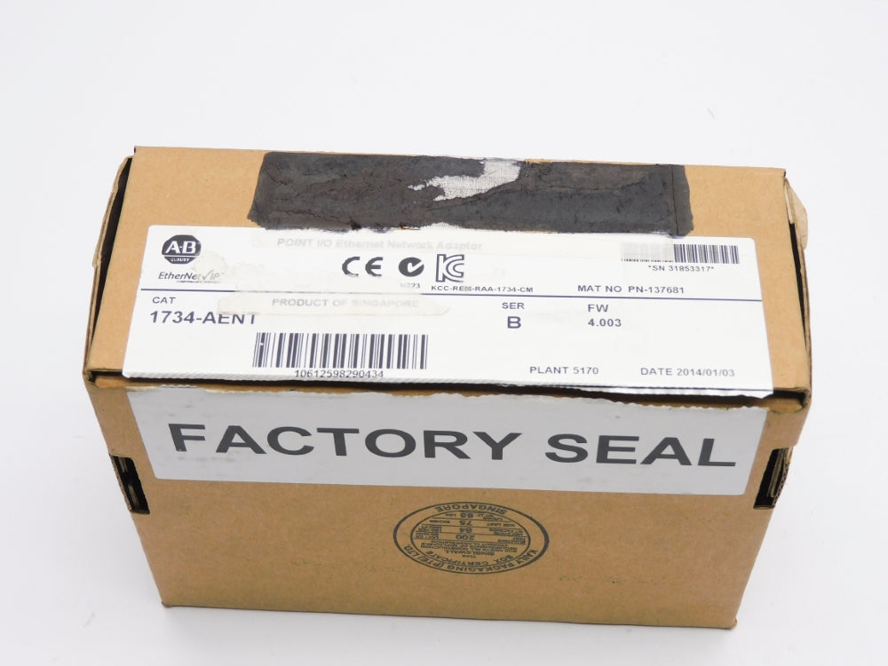 ALLEN BRADLEY 1734-AENT SER. B F/W 4.003 NSMP