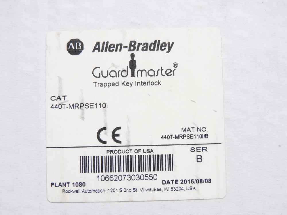 ALLEN BRADLEY 440T-MRPSE110I SER. B (WH) NSMP