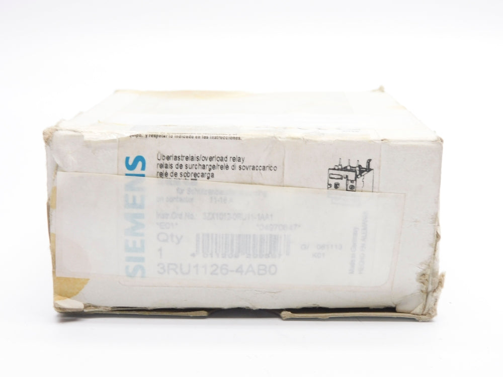 SIEMENS 3RU1126-4AB0 11-16A NSMP