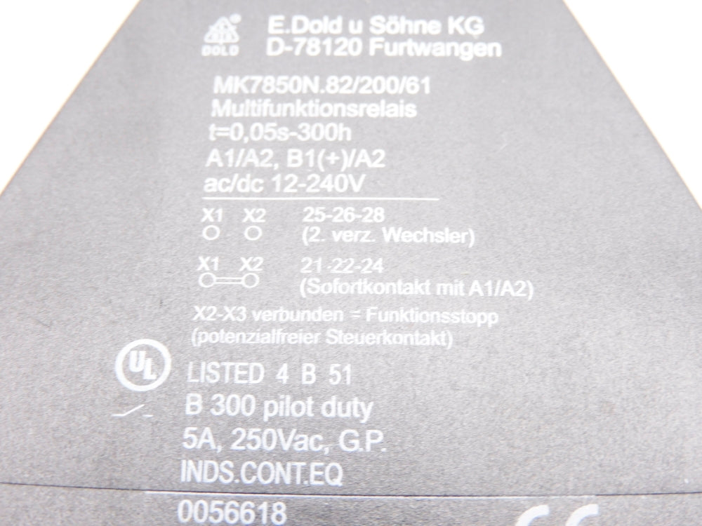 DOLD MK7850N.82/200/61 12-240VAC/DC 0.05S-300H NSNP