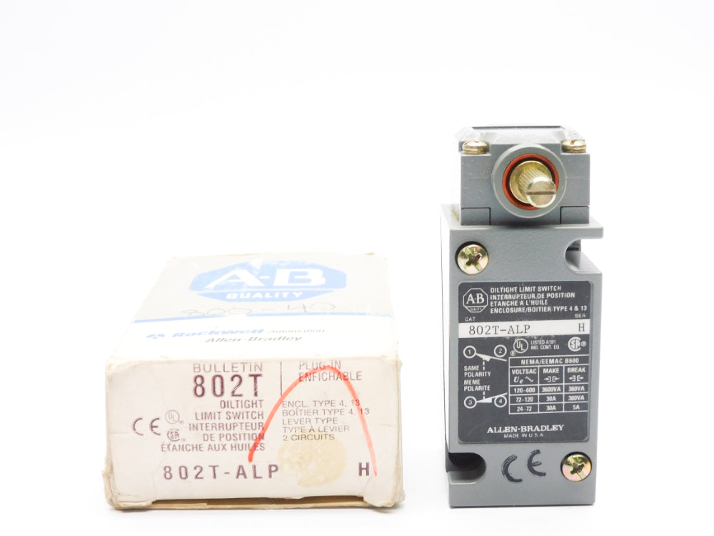 ALLEN BRADLEY 802T-ALP SER. H 600V 30A (GY/BL) NSMP