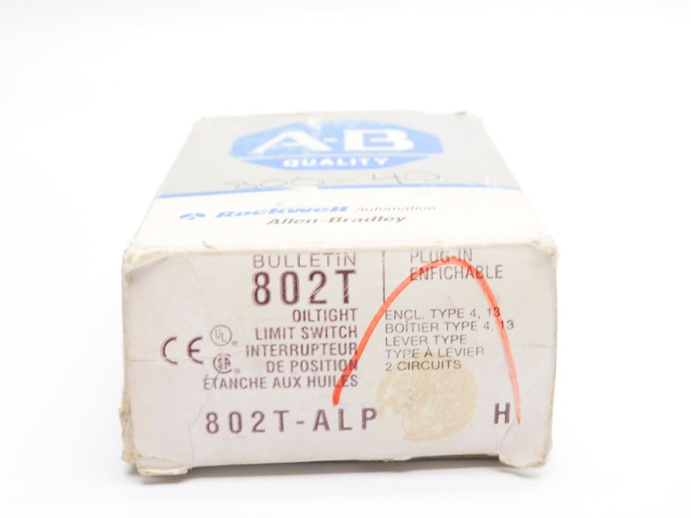ALLEN BRADLEY 802T-ALP SER. H 600V 30A (GY/BL) NSMP
