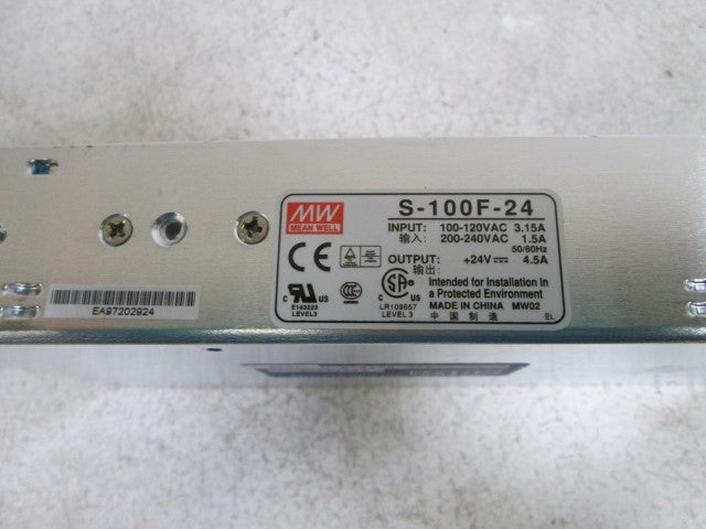 MEAN WELL POWER SUPPLY S-100F-24 *NEW NO BOX*