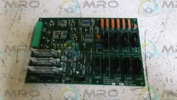 TECHNICAL FILM SYSTEMS 155-0940-01B CIRCUIT BOARD  UNMP