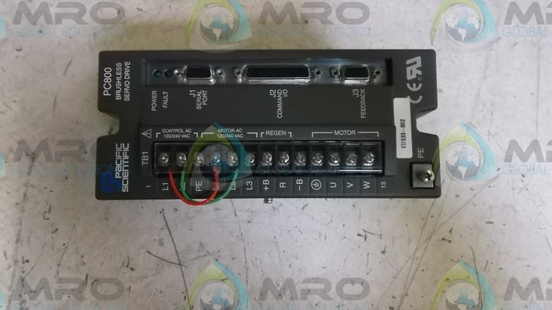 PACIFIC SCIENTIFIC CU833-002 SERVO DRIVE  UNMP