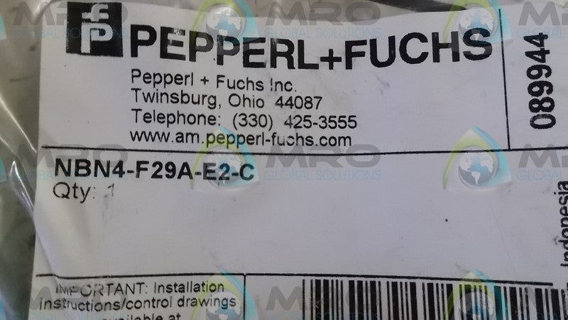 PEPPERL+FUCHS NBN4-F29A-E2-C SENSOR * NEW IN FACTORY BAG *
