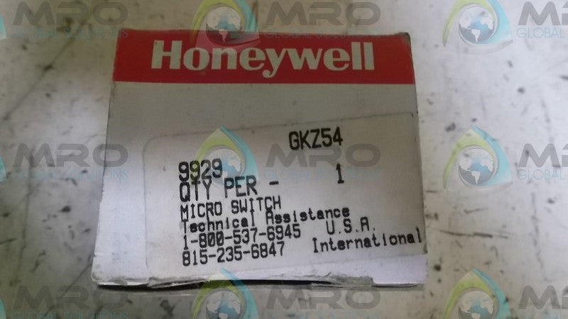 HONEYWELL GKZ54 SWITCH SAFETY  NSMP
